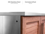 NewAge Outdoor Kitchens 4-Piece Cabinet Set in Grove with Covers-65707-Garage Giant 
