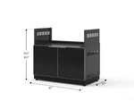 NewAge Outdoor Kitchens 40-Inch Classic Aluminum Gas Grill Cabinet-70511-Garage Giant 