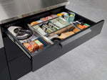 NewAge Outdoor Kitchens Stainless-Steel 7-Piece Cabinet Set with 2 Door, Bar, Corner, Grill Cabinet, Platinum Grill, and Countertops-67651-Garage Giant 