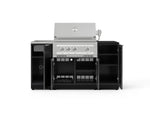 NewAge Outdoor Kitchens Outdoor Grill Island Aluminum 5-Piece Cabinet Set with Sink, 1 Door, Grill Cabinet, Platinum Grill and Stainless Steel Countertop - (Liquid Propane) 