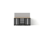 NewAge Garage Cabinets Bold XL Series 4PC Garage Cabinetry Set, 20-24 Gauge Steel, Fully Welded, 72" W x 18" D x 58.5" H-64586-Garage Giant 