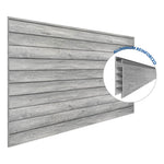 Proslat PROCORE+ 8 ft. x 4 ft. Slatwall (Gray Wood)-87771-Garage Giant 