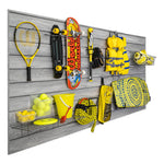 Proslat PROCORE+ 8 ft. x 4 ft. Slatwall (Gray Wood)-87771-Garage Giant 