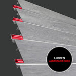 Proslat PROCORE+ 8 ft. x 4 ft. Slatwall (Gray Wood)-87771-Garage Giant 