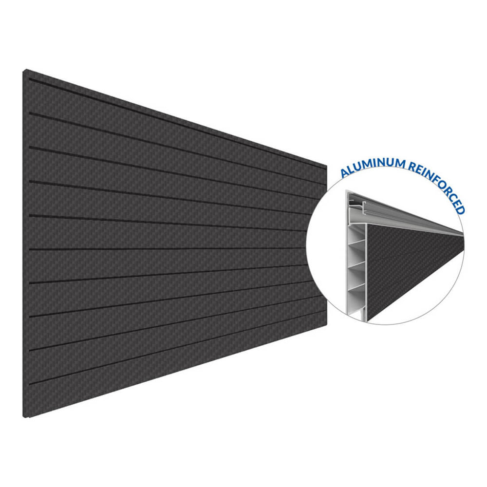 Proslat PROCORE+ 8 ft. x 4 ft. Slatwall (Carbon Fiber)-87775-Garage Giant
