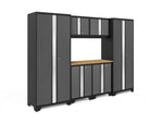 NewAge Garage Cabinets Bold Series 7-Piece Cabinet Set with 30 in. RTA Lockers-73002-Garage Giant 