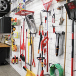 Proslat 8 ft. x 4 ft. PVC Slatwall (White)-88102-Garage Giant 