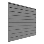 Proslat 4 ft. x 4 ft. PVC Slatwall (Light Gray)-88106-Garage Giant 