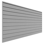 Proslat 8 ft. x 4 ft. PVC Slatwall (Light Gray)-88107-Garage Giant 