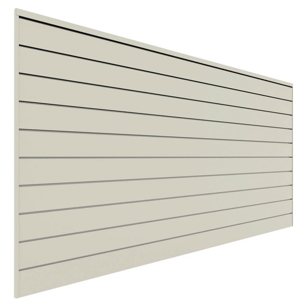 Proslat 8 ft. x 4 ft. PVC Slatwall (Sandstone)-88109-Garage Giant