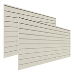 Proslat 8 ft. x 4 ft. PVC Slatwall (2-Pack Sandstone)-88209-Garage Giant 
