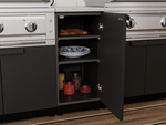 NewAge Outdoor Kitchens Classic Series 6-Piece Griddle Island · 304 Stainless Steel · SS Door · Platinum Griddle 