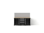 NewAge Garage Cabinets Bold XL Series 4PC Garage Cabinetry Set, 20-24 Gauge Steel, Fully Welded, 72" W x 18" D x 58.5" H-64590-Garage Giant 