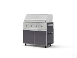 NewAge Outdoor Kitchens Aluminum 2-Piece Cabinet Set with Casters, Grill Cabinet and Performance Grill-72935-Garage Giant 