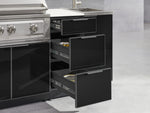 NewAge Outdoor Kitchens Outdoor Grill Island Aluminum 5-Piece Cabinet Set with Sink, 3 Drawer, Grill Cabinet, Platinum Grill and Stainless Steel Countertop - (Liquid Propane) 