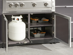 NewAge Outdoor Kitchens Classic Series 4-Piece Griddle Island · Aluminum · Tempered Glass Door · Platinum Griddle 