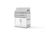 NewAge Outdoor Kitchens Stainless Steel 2-Piece Cabinet set with Grill Cabinet and Platinum Grill-72925-Garage Giant 