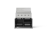 NewAge Outdoor Kitchens Aluminum 2-Piece Cabinet Set with Casters, Grill Cabinet and Performance Grill-72910-Garage Giant 