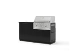 NewAge Outdoor Kitchens Aluminum 4-Piece Cabinet Set with Base, Grill Cabinet, Performance Grill, and Countertop-73444-Garage Giant 