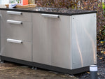 NewAge Outdoor Kitchens Black Galaxy Granite Countertop 64in-89123-Garage Giant 