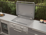 NewAge Outdoor Kitchens Classic Series 4-Piece Griddle Island · 304 Stainless Steel · SS Door · Platinum Griddle 
