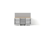 NewAge Garage Cabinets Bold XL Series 4PC Garage Cabinetry Set, 20-24 Gauge Steel, Fully Welded, 72" W x 18" D x 58.5" H-64588-Garage Giant 