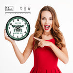 Collectable Sign and Clock Quaker State Motor Oil Backlit Wall Clock-906220-Garage Giant 