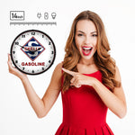 Collectable Sign and Clock Skelly Gasoline Backlit Wall Clock-908223-Garage Giant 