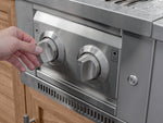 NewAge Outdoor Kitchens Outdoor Platinum Dual Side Burner-LP-66912-Garage Giant 