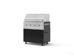 NewAge Outdoor Kitchens Aluminum 2-Piece Cabinet Set with Casters, Grill Cabinet and Performance Grill-72910-Garage Giant 