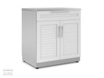NewAge Outdoor Kitchens Stainless Steel 32" Bar Cabinet-70409-Garage Giant 