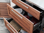 NewAge Outdoor Kitchens Stainless Steel 4-Piece Cabinet Set with Casters and 3 Drawer, Grill Cabinet, Performance Grill, Countertop-72187-Garage Giant 