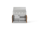 NewAge Outdoor Kitchens Stainless Steel 2-Piece Cabinet set with Grill Cabinet and Performance Grill-72956-Garage Giant 