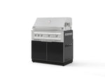 NewAge Outdoor Kitchens Aluminum 2-Piece Cabinet Set with Grill Cabinet and Platinum Grill-74793-Garage Giant 