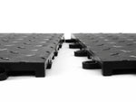 NewAge Garage Flooring Diamond Pattern Polypropylene Garage Flooring Tiles 600 sq. ft. Flooring Bundle - Black 