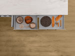NewAge Garage Flooring Stone Composite LVP Flooring 5mm 900 sq. ft. Flooring Bundle - Natural Oak 