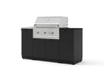 NewAge Outdoor Kitchens Outdoor Grill Island Stainless-Steel 5-Piece Cabinet Set with Sink, 1 Door, Grill Cabinet, Performance Grill and Stainless Steel Countertop - (Liquid Propane) | Garage Giant 