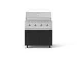 NewAge Outdoor Kitchens Stainless Steel 2-Piece Cabinet set with Casters, Grill Cabinet and Performance Grill-72898-Garage Giant 
