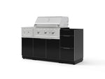 NewAge Outdoor Kitchens Outdoor Grill Island Aluminum 6-Piece Cabinet Set with 3-Drawer, Grill Cabinet, Performance Grill, Side Burner and Countertop - (Liquid Propane) | Garage Giant 