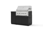 NewAge Outdoor Kitchens Outdoor Grill Island Stainless-Steel 3-Piece Cabinet Set with Sink, Grill Cabinet, and Platinum Grill | 76319 