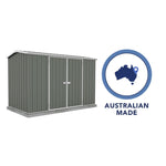 Absco Premier 10' x 5' Metal Storage Shed - Woodland Gray 