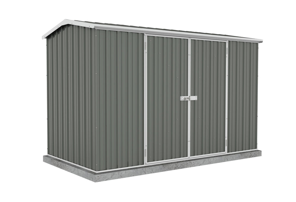 Absco Premier 10' x 5' Metal Storage Shed - Woodland Gray