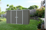Absco Premier 10' x 7' Metal Storage Shed - Woodland Gray 