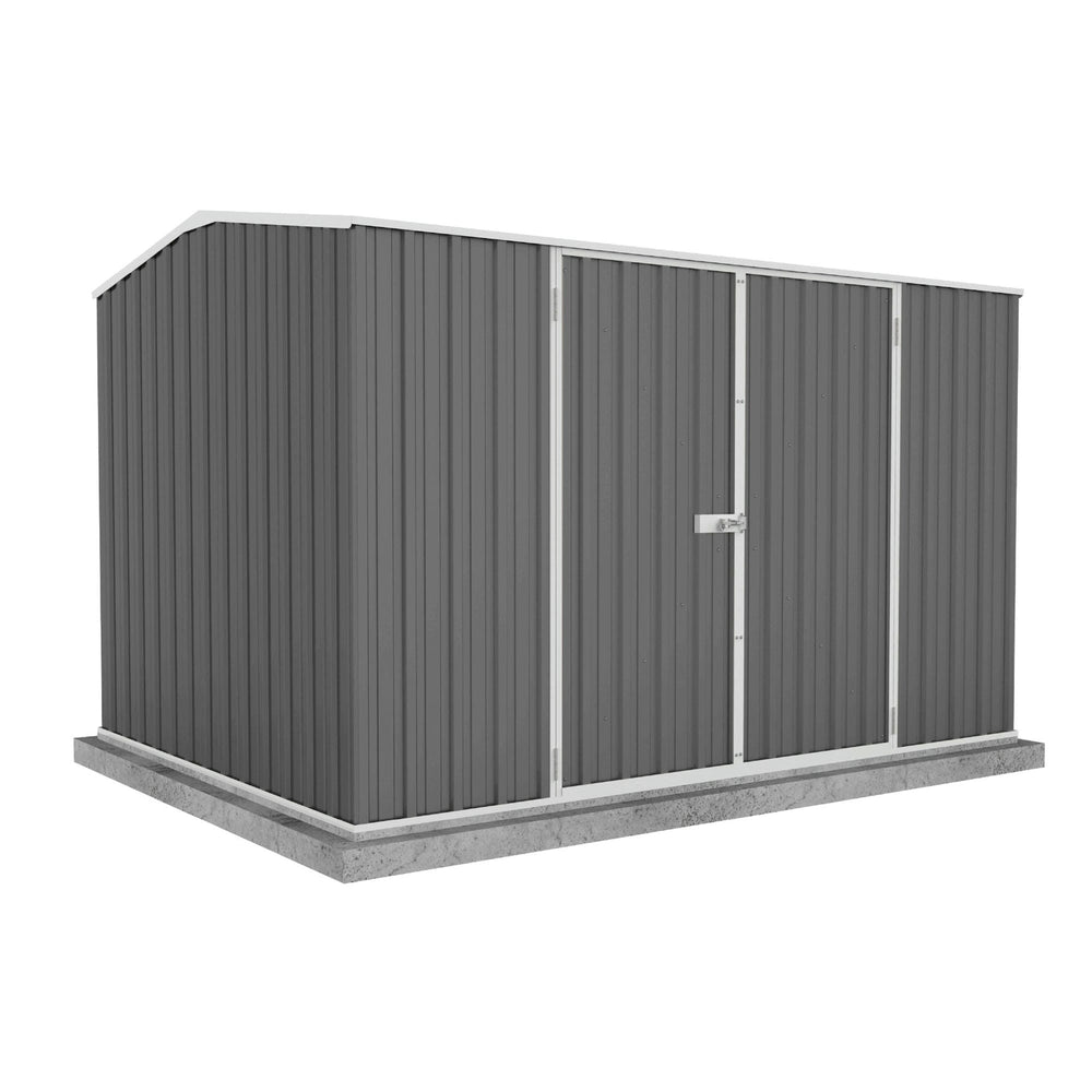 Absco Premier 10' x 7' Metal Storage Shed - Woodland Gray
