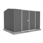 Absco Premier 10' x 7' Metal Storage Shed - Woodland Gray 