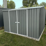 Absco Premier 10' x 10' Metal Storage Shed - Woodland Gray 