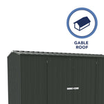Absco Premier 10' x 5' Metal Storage Shed - Monument 