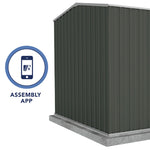 Absco Premier 10' x 7' Metal Storage Shed - Monument 