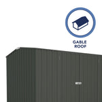 Absco Premier 10' x 7' Metal Storage Shed - Monument 