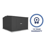 Absco Premier 10' x 10' Metal Storage Shed - Monument 